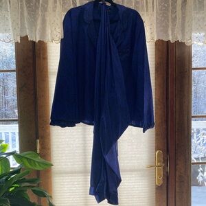 Blue Women's 2pc Pajama Set